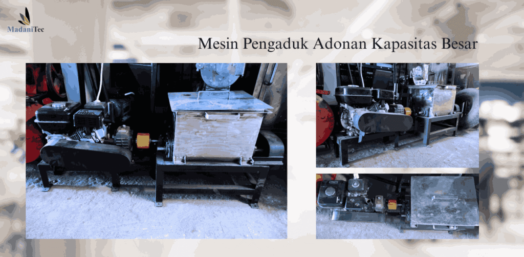 Mesin Pengaduk Adonan Tepung Roti, Cilok, dan Bakso Kapasitas Besar