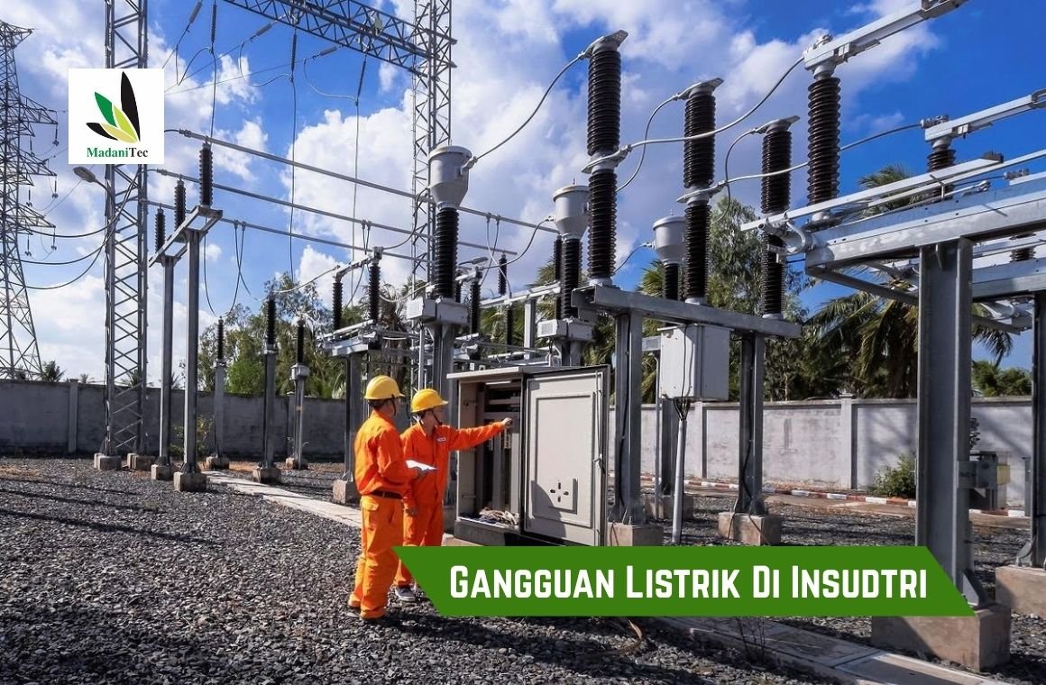 Dampak gangguan listrik pada industri pada mesin dan proses produksi industri