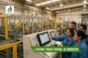 Listrik tidak stabil pada panel dan mesin produksi di industri